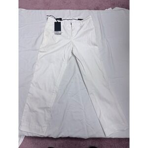 Masons New York Extra Slim Fit Chinos White Stretch Pants IT 46 US 30 NEW
